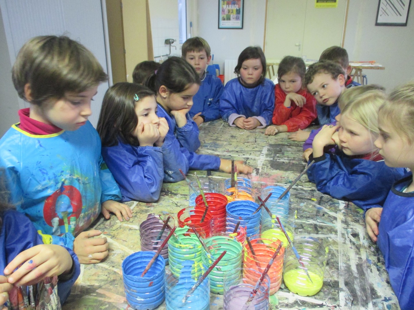 Atelier arts plastiques à l'Ile Tudy